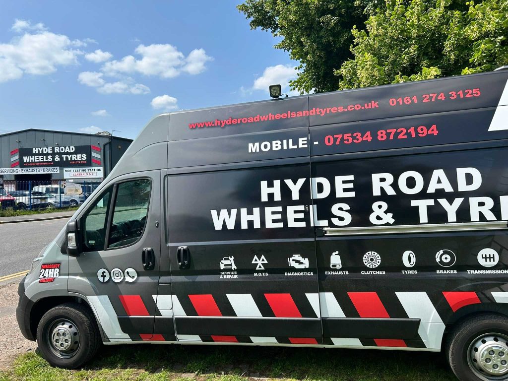 Mobile Van hyde Tyres Manchester